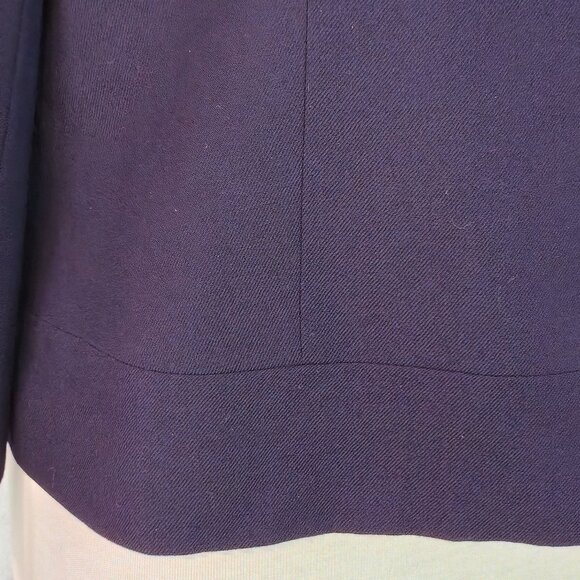 Vintage Talbots Purple 100% Wool Blazer | Made in USA | Size 14 - Picture 7 of 10